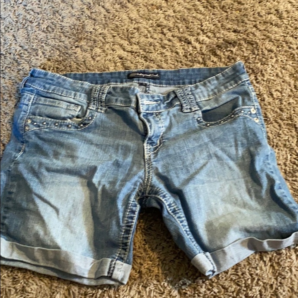 Denim shorts